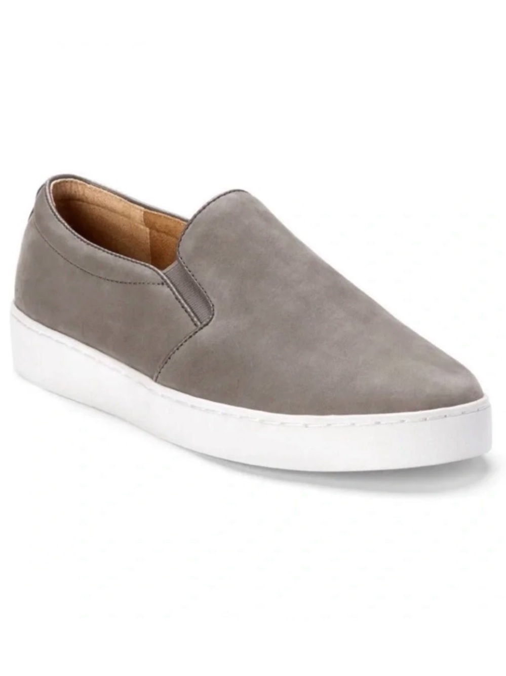 Vionic Splendid Midi Suede Platform Lowtop Slip On Sneakers size 9
